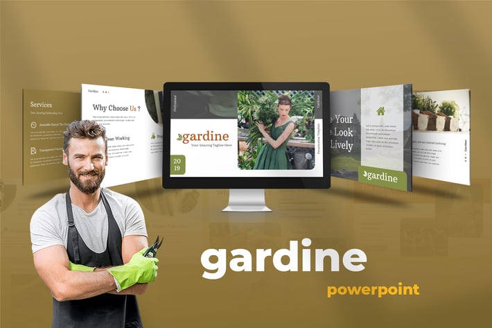 Gardine - Home Gardening Powerpoint Presentation