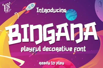 Bingana - Playful Decorative Font