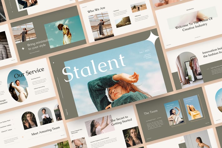 Stalent - Minimalist Keynote Template