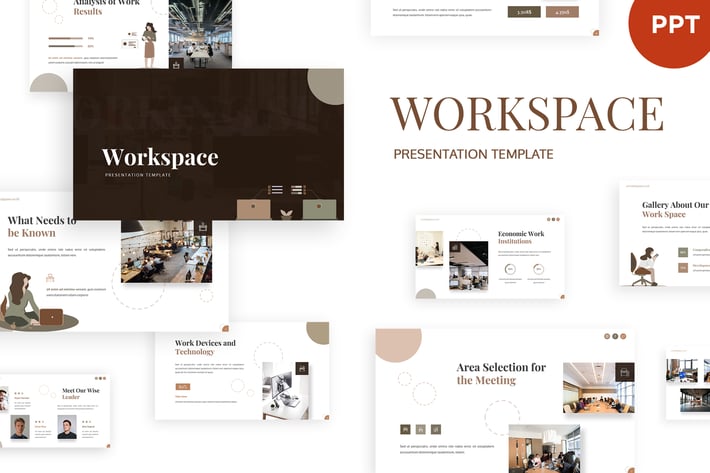Coworking Space - Startup Powerpoint Template