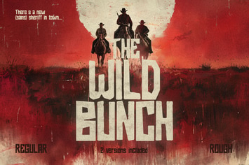 The Wild Bunch - Western Cowboy Display Font