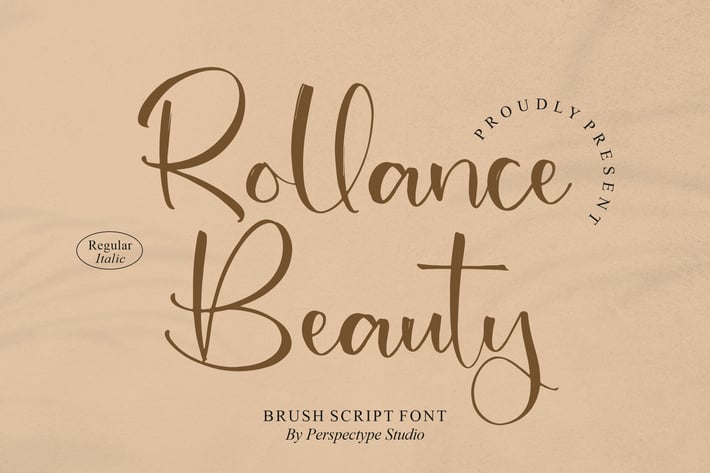 Rollance Beauty Brush Script Font