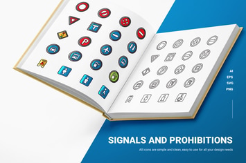 Signals & Progibitations - Icons