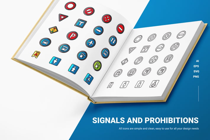 Signals & Progibitations - Icons