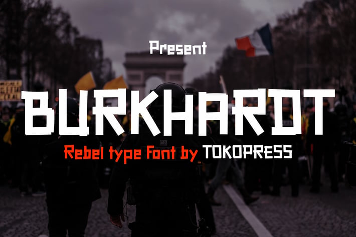 Burkhardt - Brush font