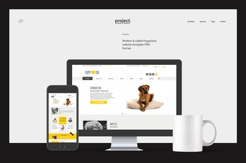 Puppylove - Creative PSD Template