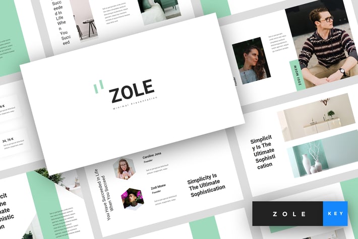 Zole - Minimal Keynote Template