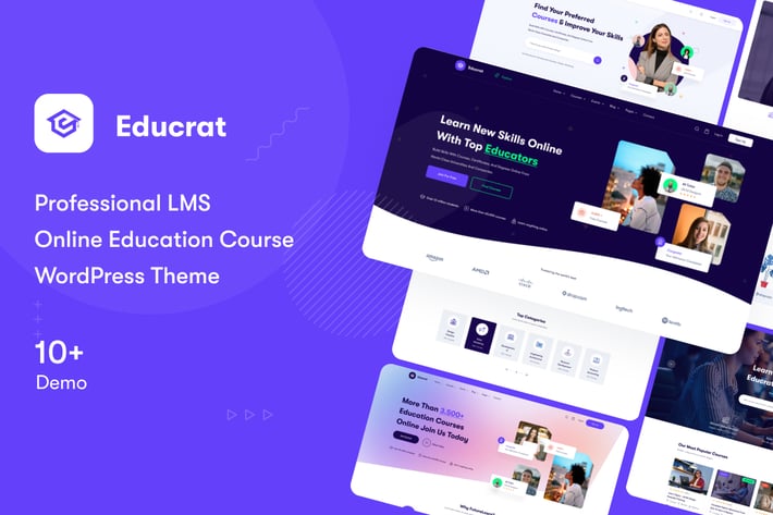 Educrat - Online Course Education WordPress Theme
