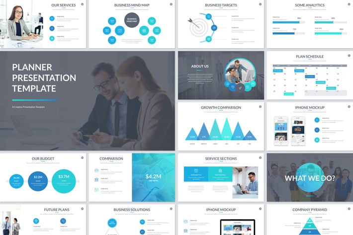 Planner Presentation PowerPoint Template