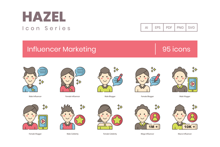 95 Influencer Marketing | Hazel Series