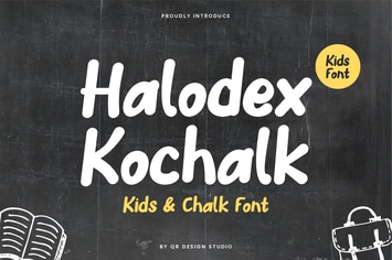 Halodex Kochalk - Kids & Chalk Font