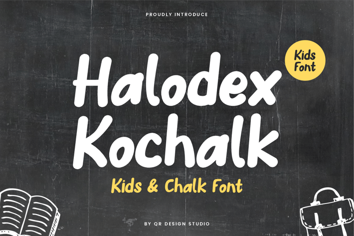 Halodex Kochalk - Kids & Chalk Font