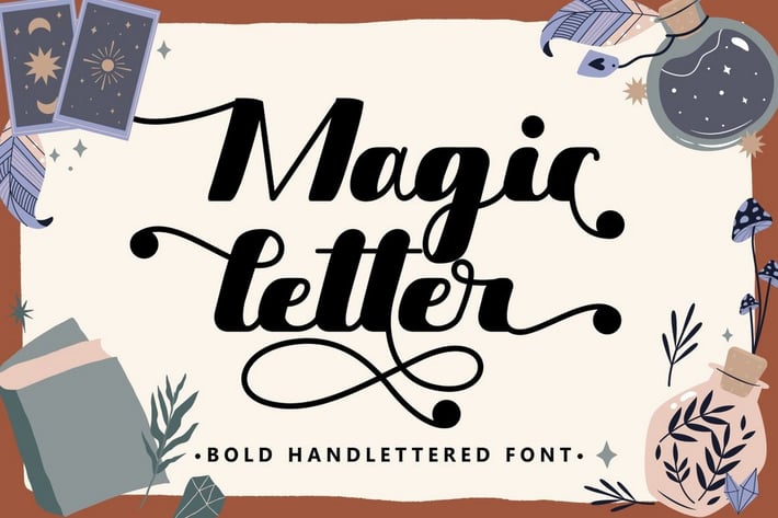 Magic Letter - Bold Script Font