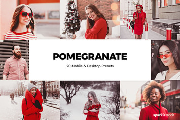 20 Pomegranate Lightroom Presets & LUTs