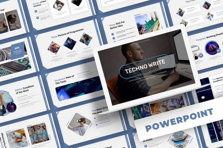 Techno Write - Powerpoint Template