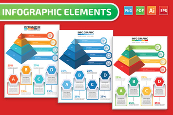 Pyramid Infographics