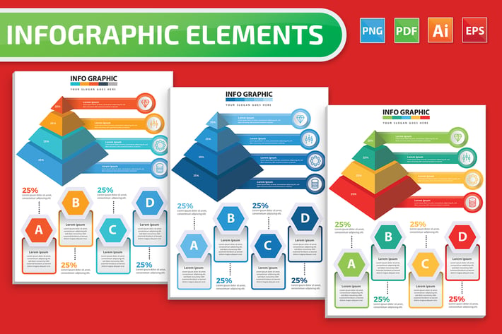 Pyramid Infographics