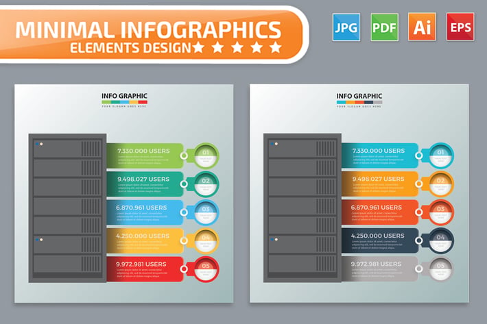 Database Server Infographic Design