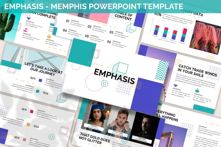 Emphasis - Memphis Powerpoint Template