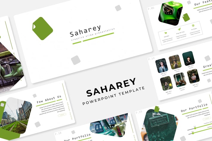 Saharey - Power Point Template