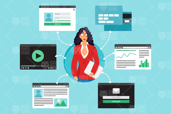 Online Course Concept