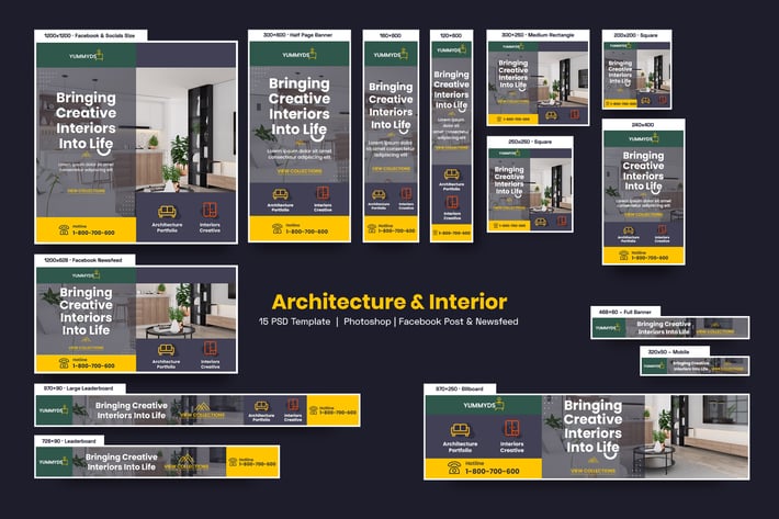 Architecture & Interior Banners Ad