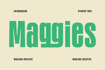 Maggies Condensed Display Fonts