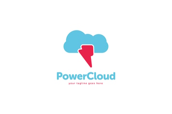 Power Cloud Logo Template