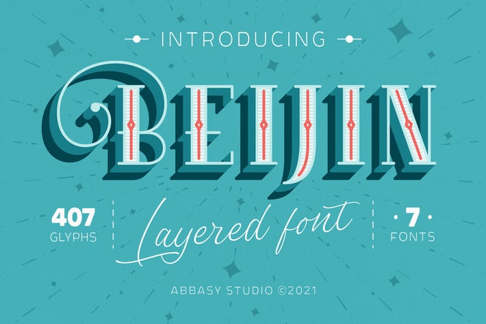 Beijin Layered Font