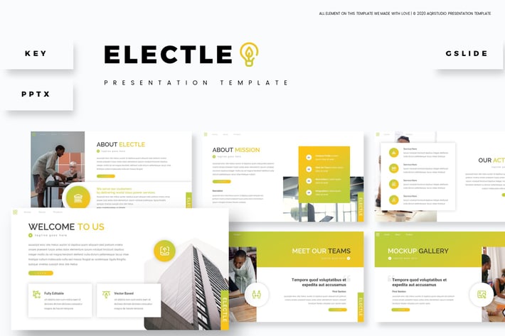 Electle - Presentation Template