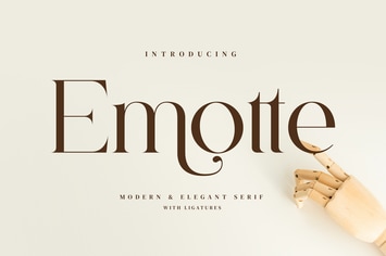 Emotte Elegant Serif Font