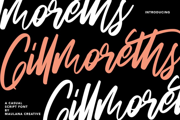Gillmoreths Casual Script Font
