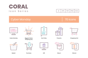 Cyber Monday Icons