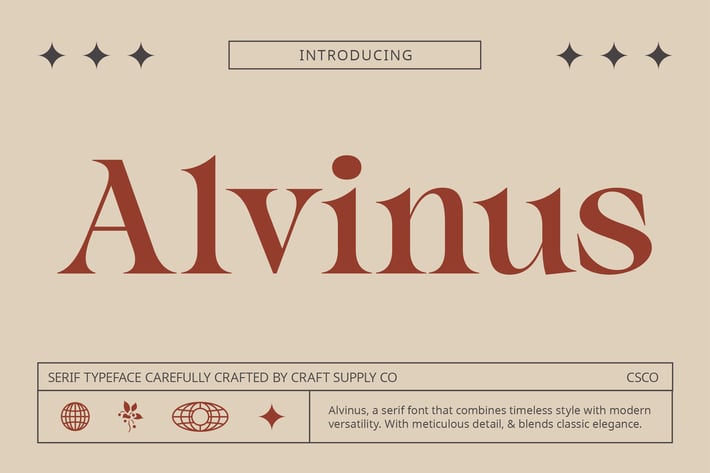 Alvinus – Elegant Font