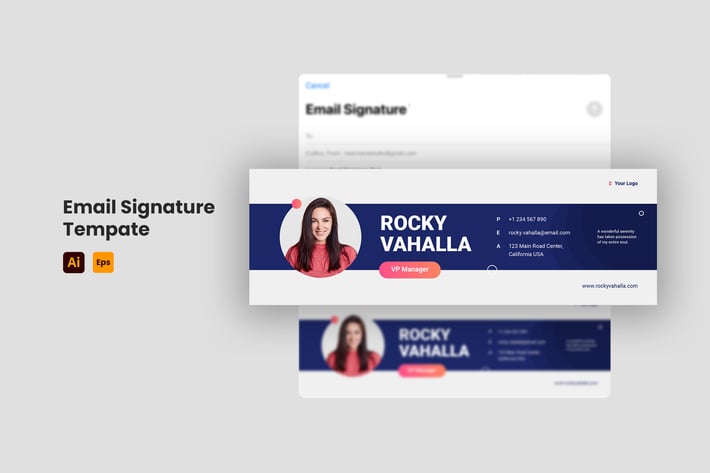 Email Signature Template V.17
