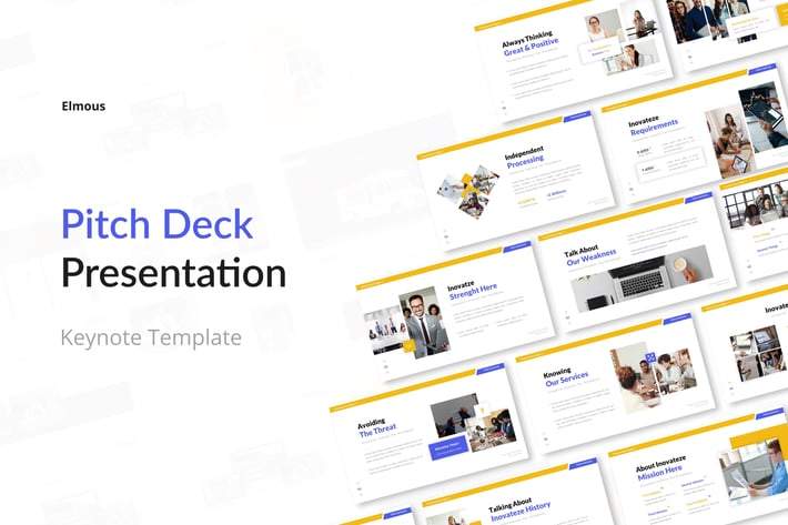 Pitch Deck Keynote Presentation Template