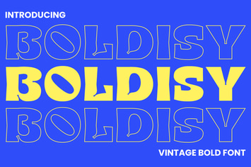 Boldisy - Vintage Bold Font