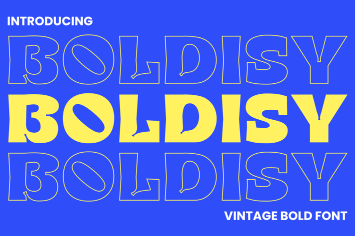 Boldisy - Vintage Bold Font