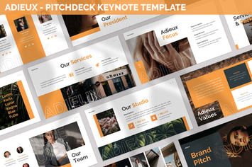 Adieux - Pitchdeck Keynote Template