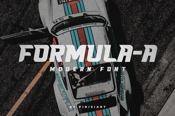 FORMULA A - Modern Font