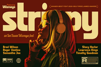 Strippy – Bold Futuristic Fonts