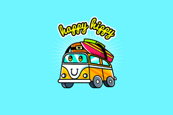hipster van - Mascot & Esport Logo