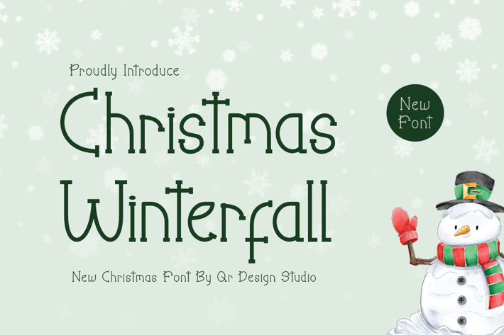 Christmas Winterfall