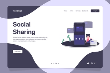 Social Sharing - Banner & Landing Page