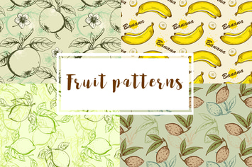 Fruit Seamless Patterns