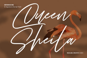 Queen Sheila Signature Script Font