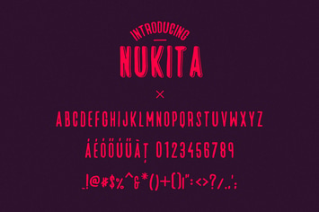 Nukita - Handmade Font