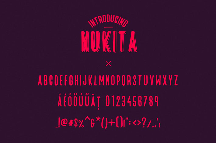 Nukita - Handmade Font