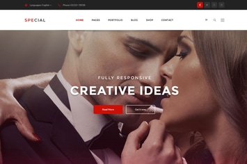 Onepage Business & Corporate Psd Template