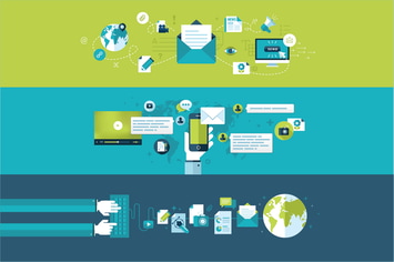 Set of Flat Design Concepts
